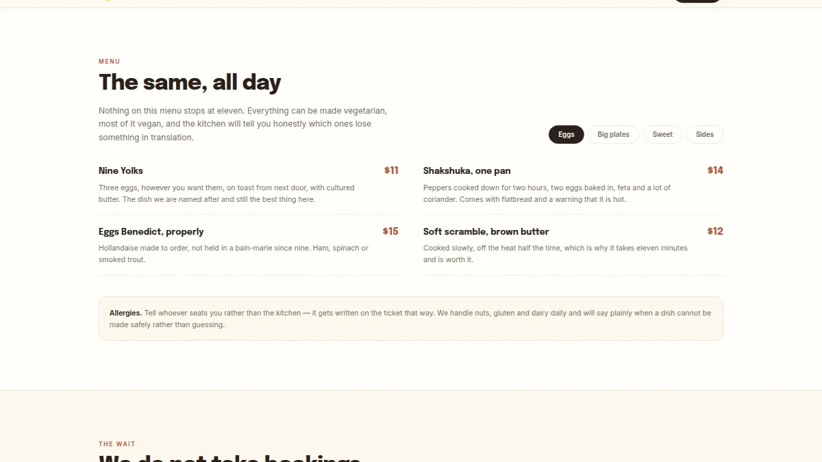 All-Day Brunch Café — Thumbnail 2