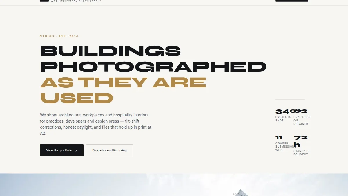 Architecture and Interior Photography