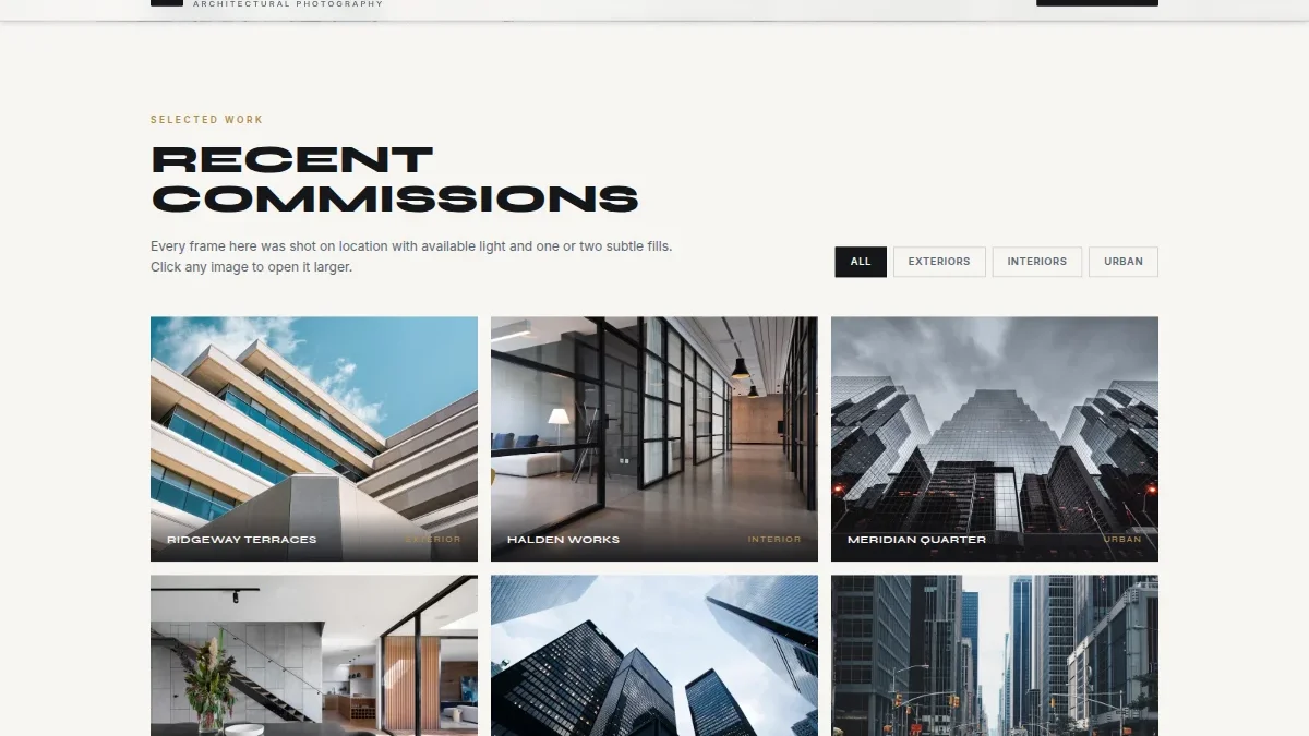 Architecture and Interior Photography — Thumbnail 2