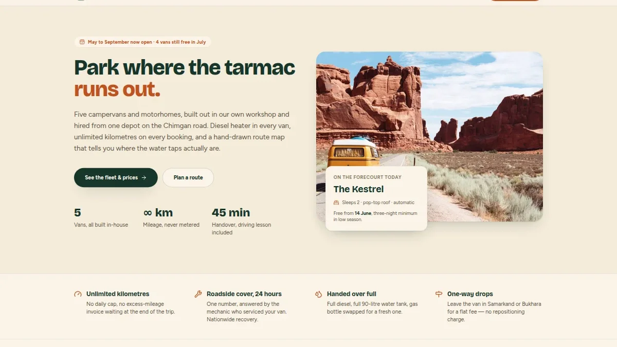 Campervan Rental & Road Trips