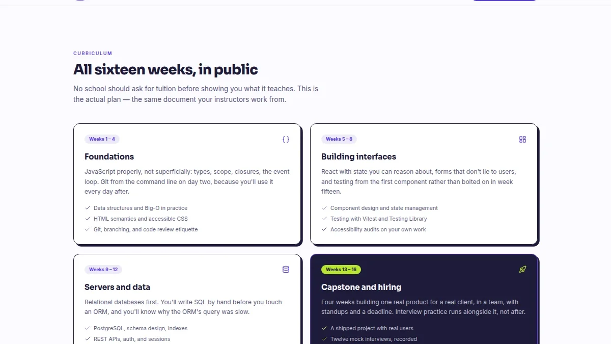 Coding Bootcamp Academy — Thumbnail 2