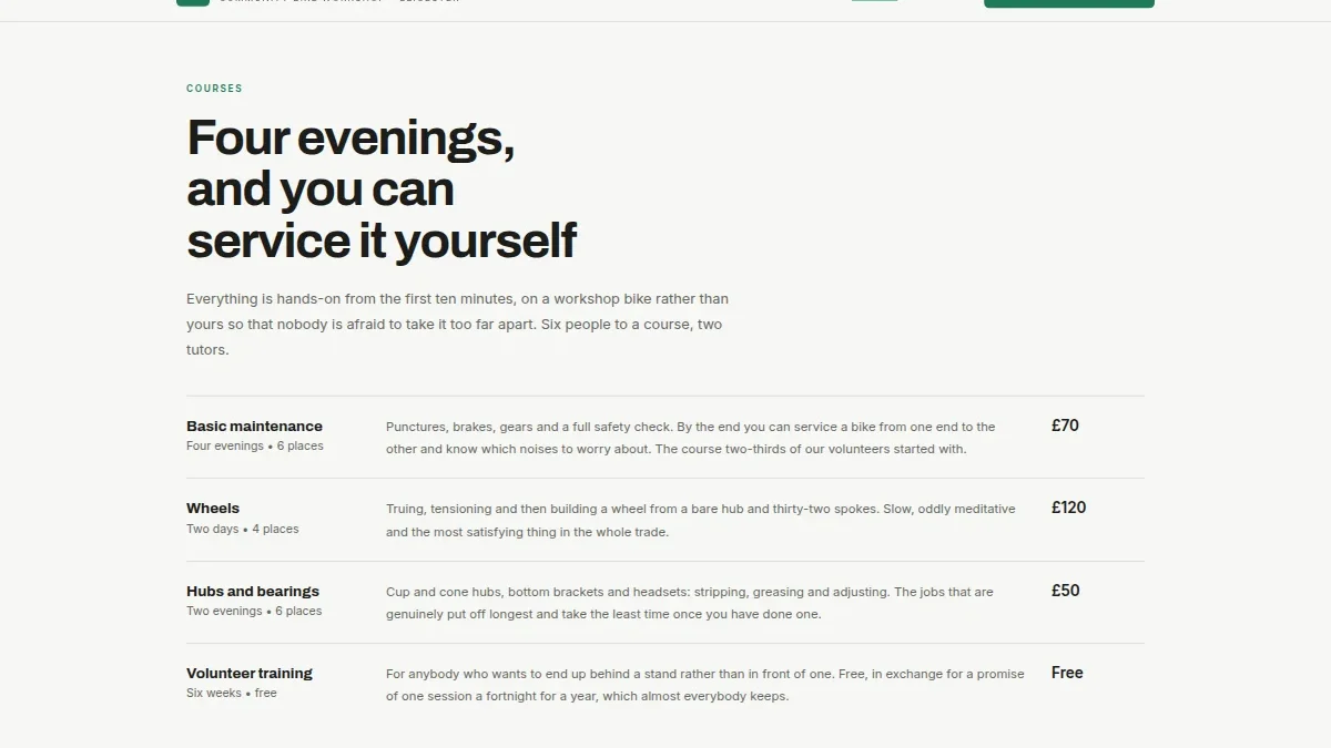 Cogset — Community Bike Workshop Template — Thumbnail 4