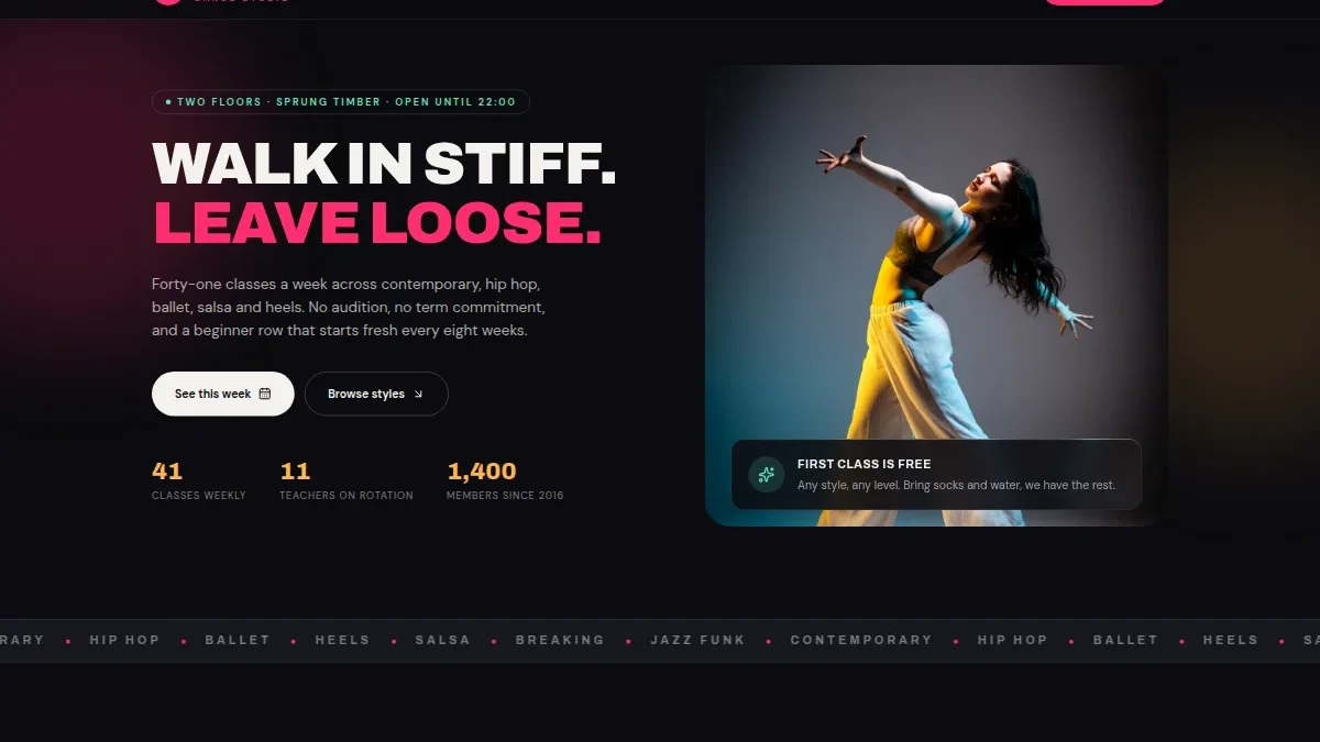 Dance Studio Classes