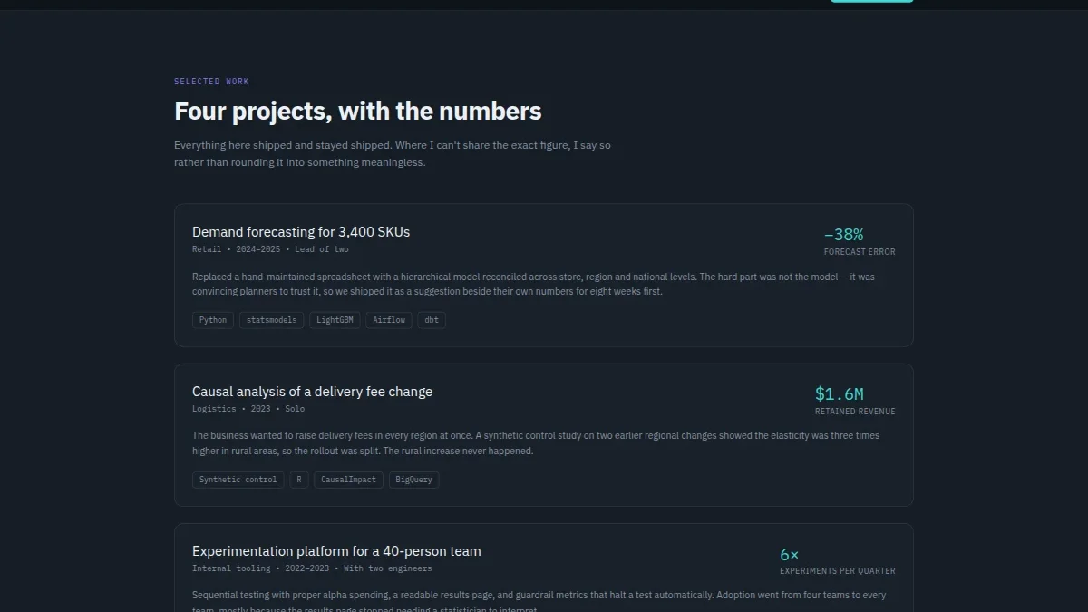 Data scientist portfolio — Nusxa 2