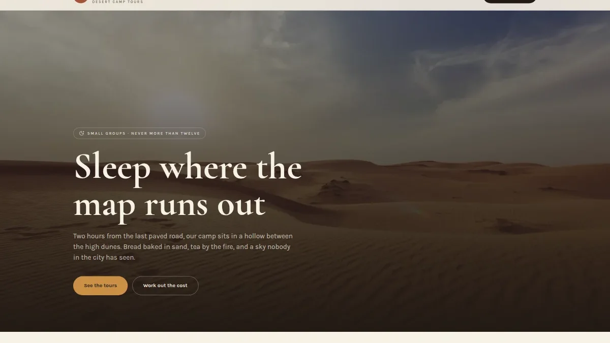 Desert Camp Tours
