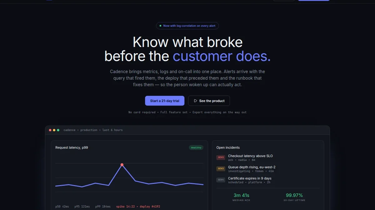 DevOps monitoring platformasi