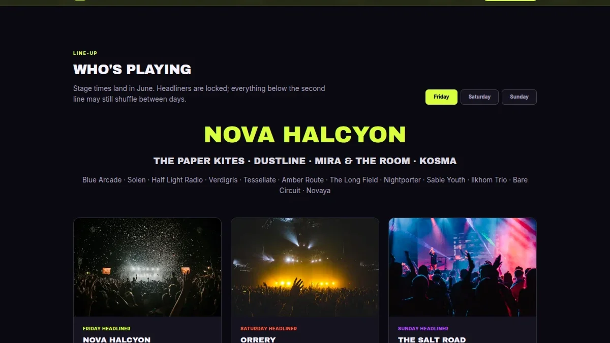 Festival dasturi va chiptalar — Nusxa 2