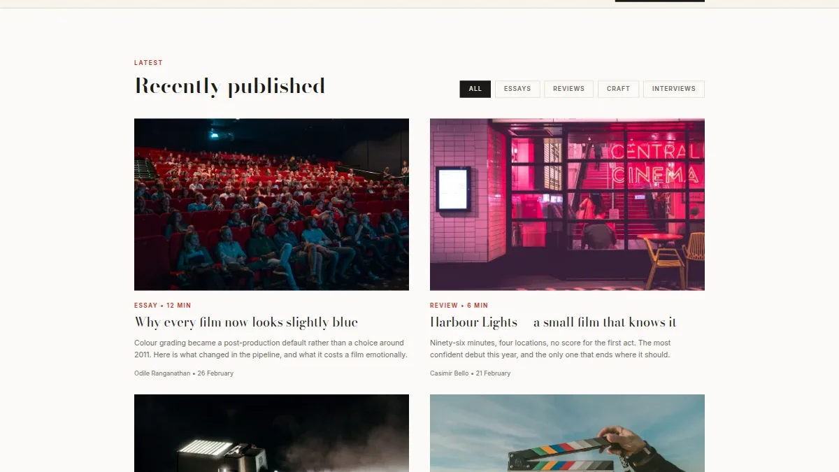 Film & Cinema Blog — Thumbnail 2