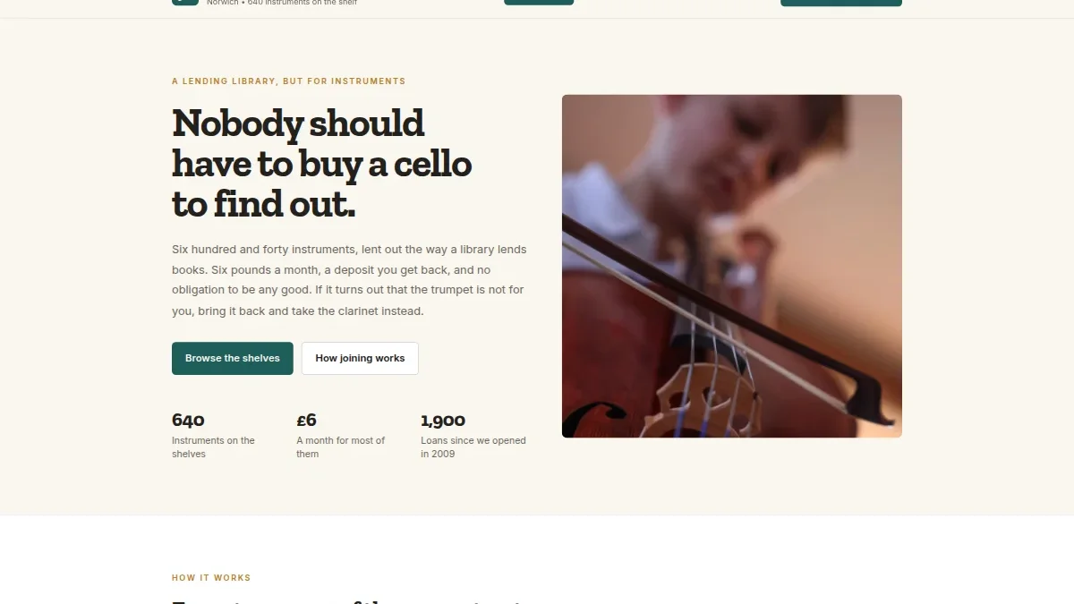 Chapelfield Instrument Library — React musiqa asboblari kutubxonasi