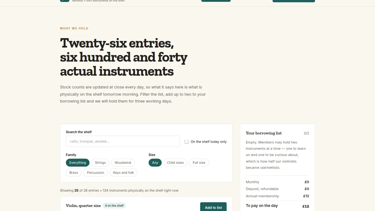 Chapelfield Instrument Library — React musiqa asboblari kutubxonasi — Nusxa 2
