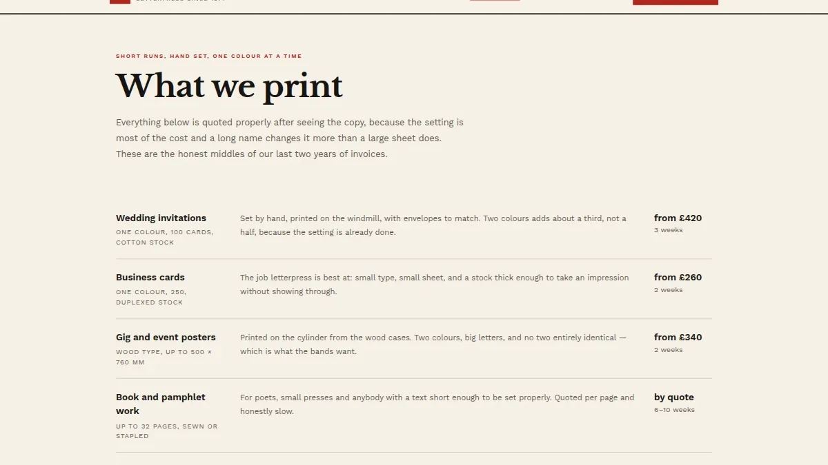 Ampersand Press — қолаби чопхонаи letterpress — Тасвири хурд 3
