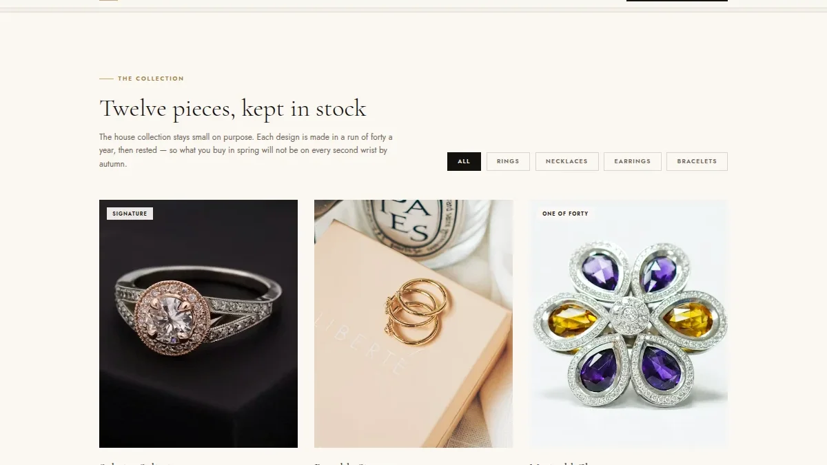 Luxury Jewelry Boutique — Thumbnail 2
