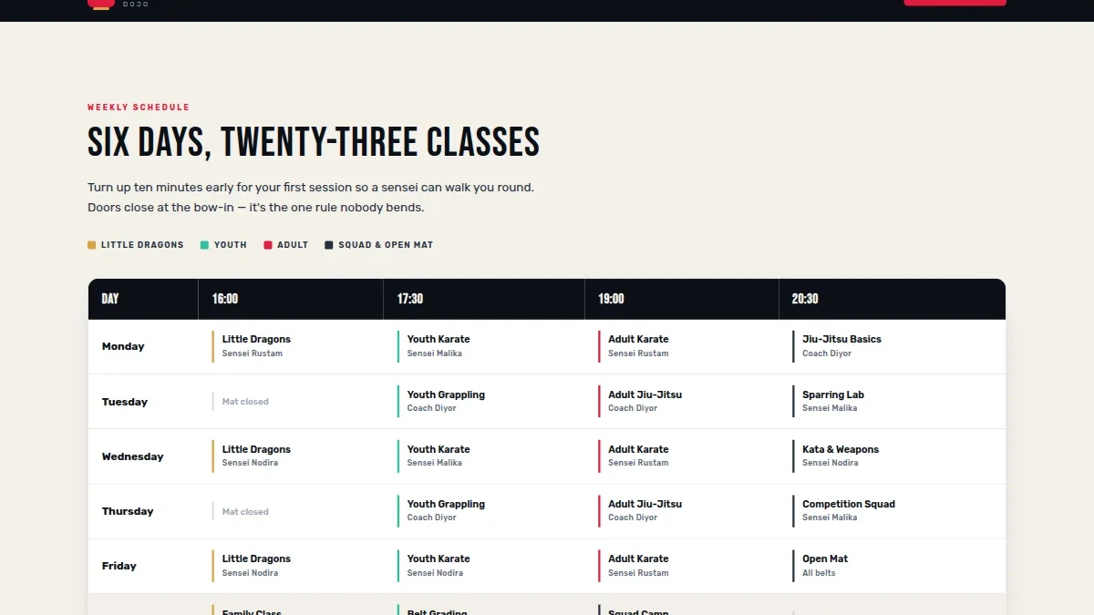 Martial Arts Academy — Karate & Jiu-Jitsu Dojo — Thumbnail 3