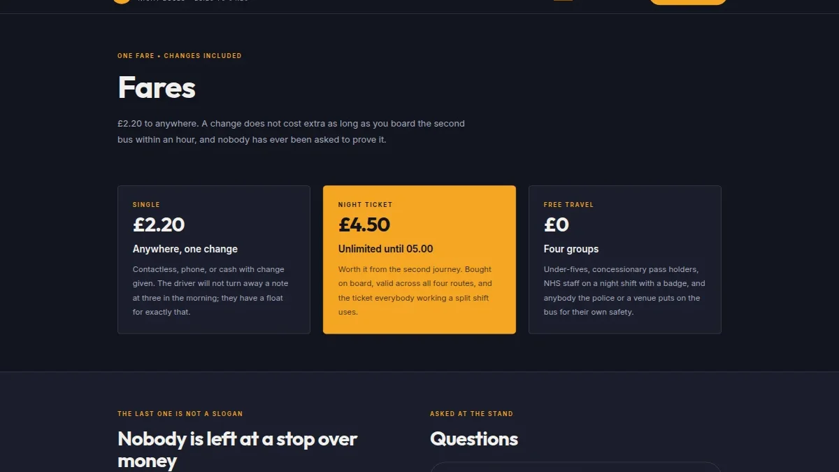 Owl Network — Night Bus Network Template — Thumbnail 4