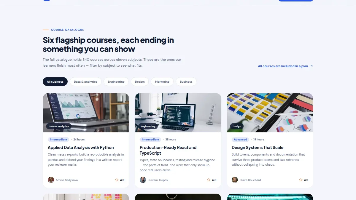 Online Course Platform — Thumbnail 2