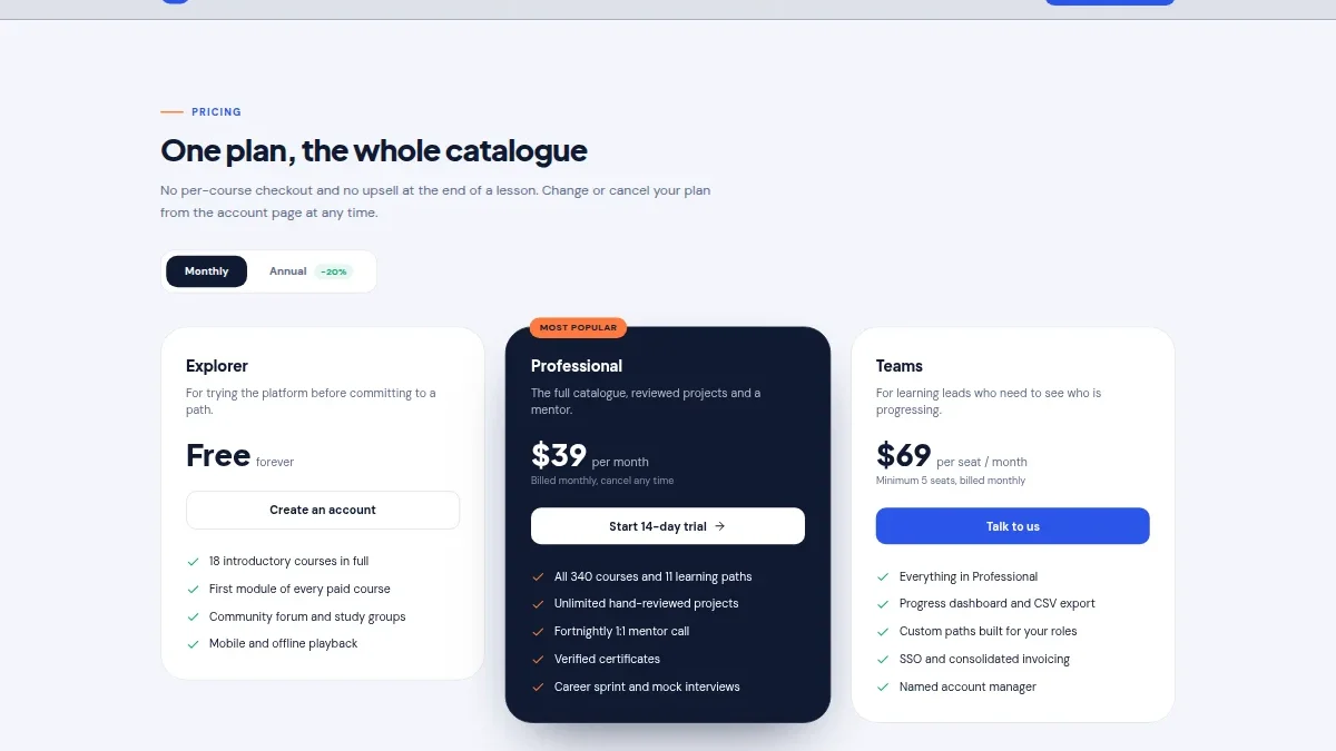 Online Course Platform — Thumbnail 4