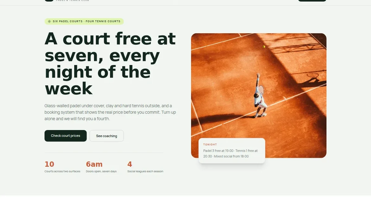 Padel and Tennis Club