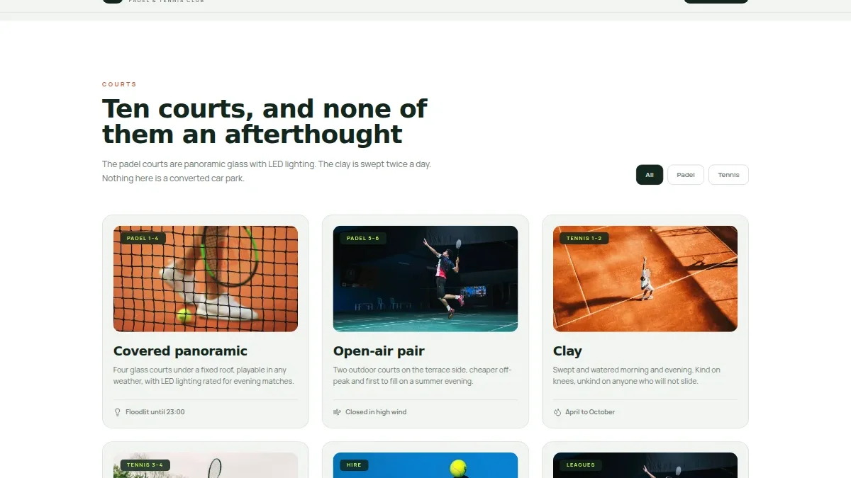 Padel and Tennis Club — Thumbnail 2