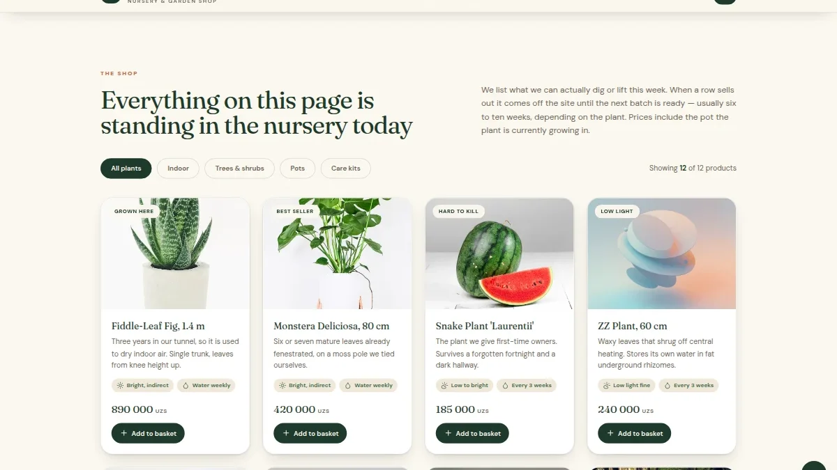 Plant Nursery & Garden Shop — Thumbnail 2