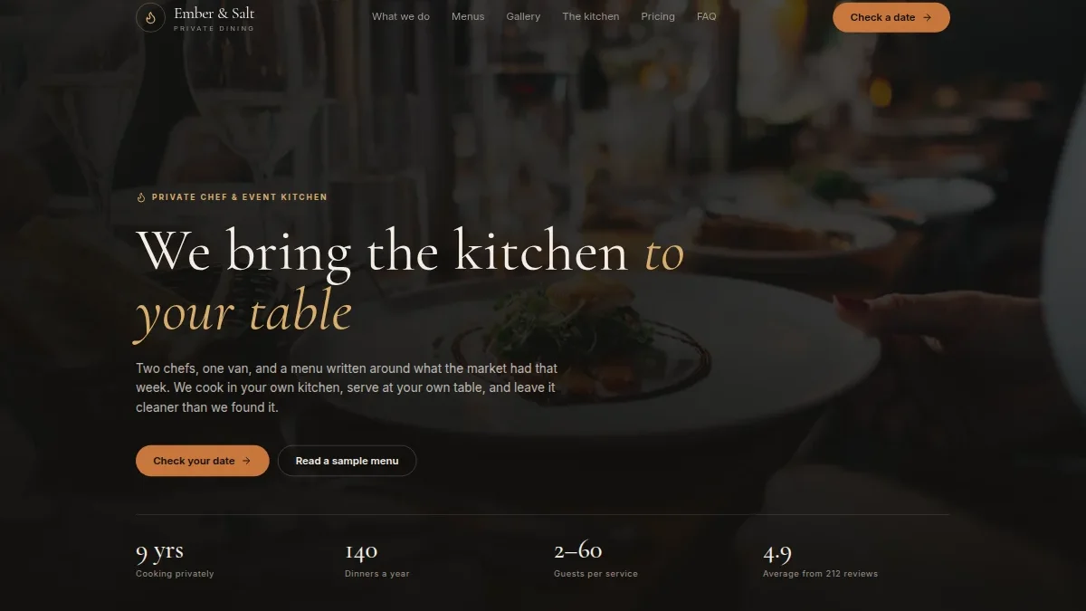 Private Chef & Event Catering
