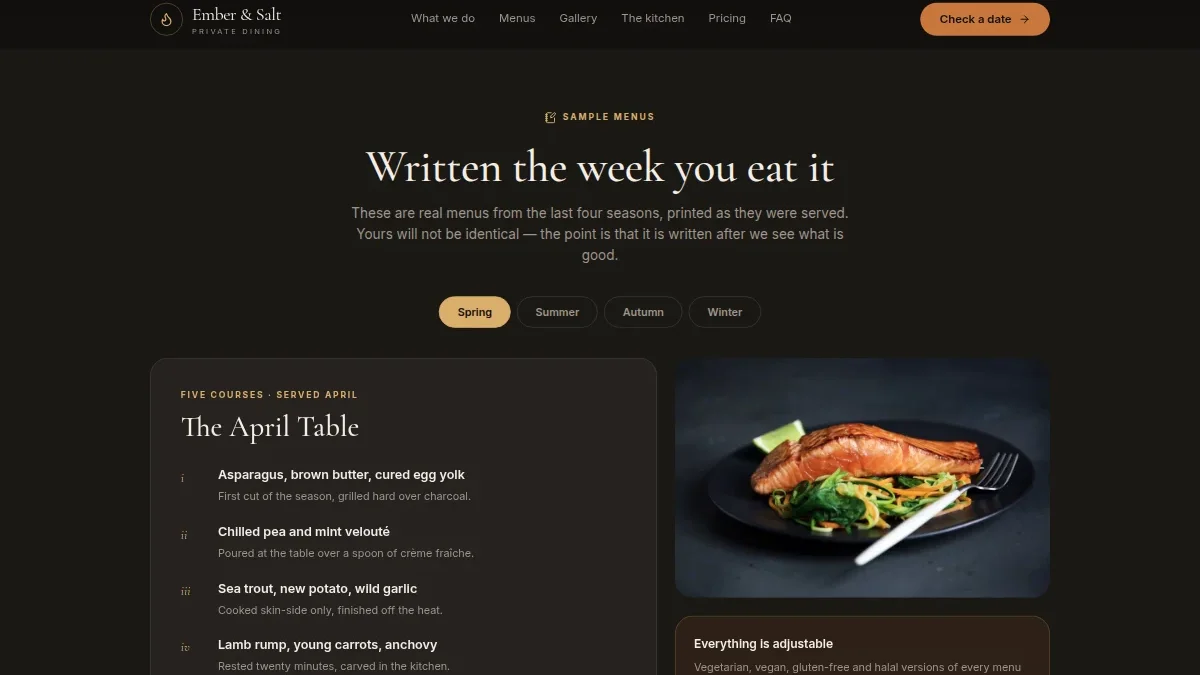 Private Chef & Event Catering — Thumbnail 2