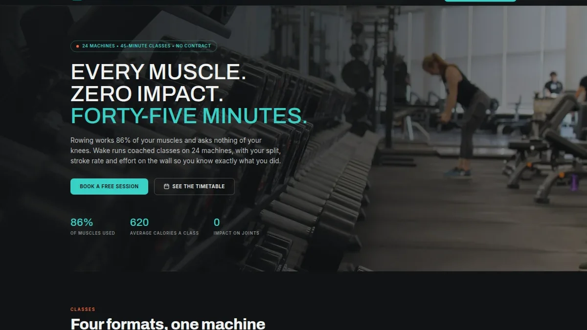 Indoor Rowing Studio