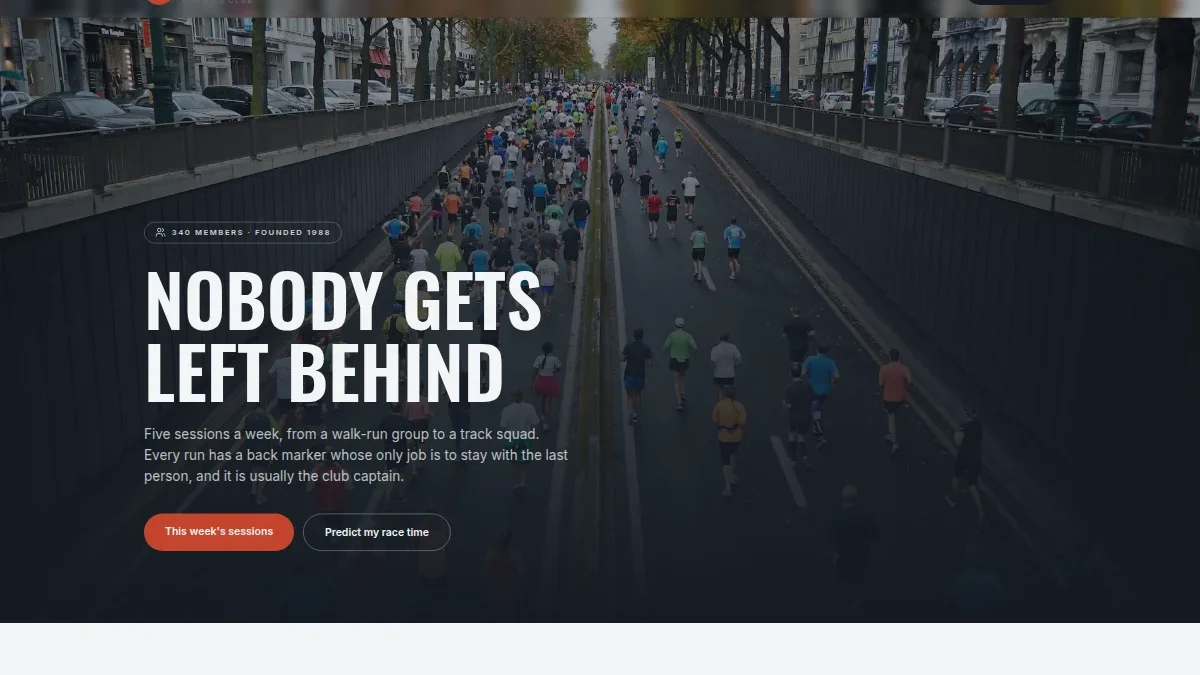 Running Club Community