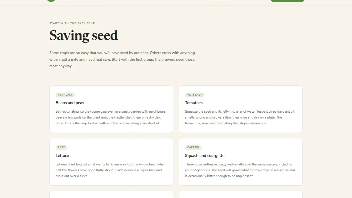 The Seed Room — jamoat urug' kutubxonasi shabloni — Nusxa 3
