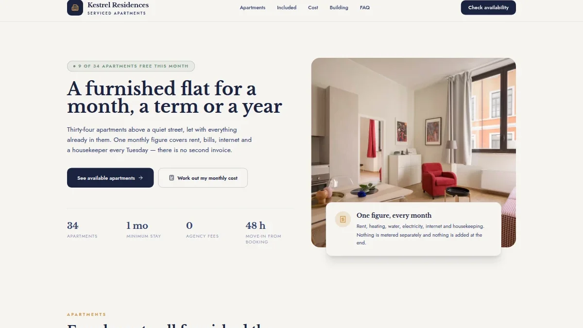 Serviced Apartments Rental