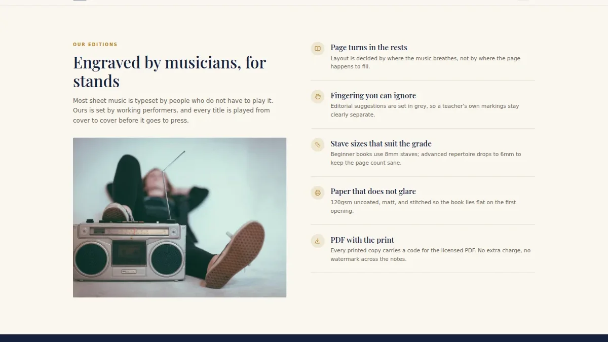 Sheet Music Store — Thumbnail 3