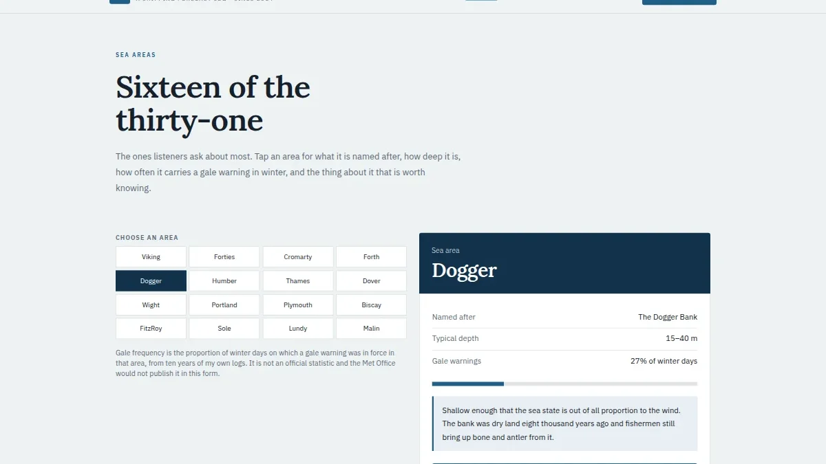 Sea Area Notes — dengiz prognozi kundaligi shabloni — Nusxa 2