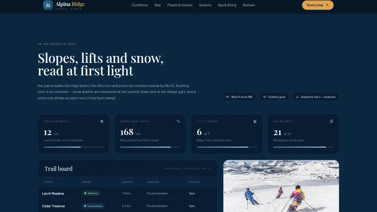 Alpina Ridge — Ski Resort & Mountain Lodge — Thumbnail 2