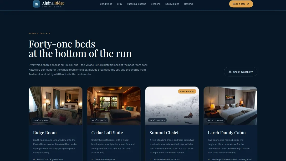 Alpina Ridge — Ski Resort & Mountain Lodge — Thumbnail 3