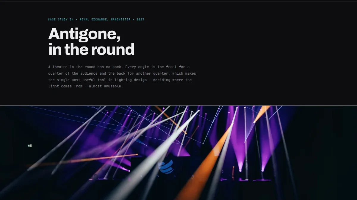 Nadia Okonkwo — портфолиои рассоми рӯшноии саҳна — Тасвири хурд 3