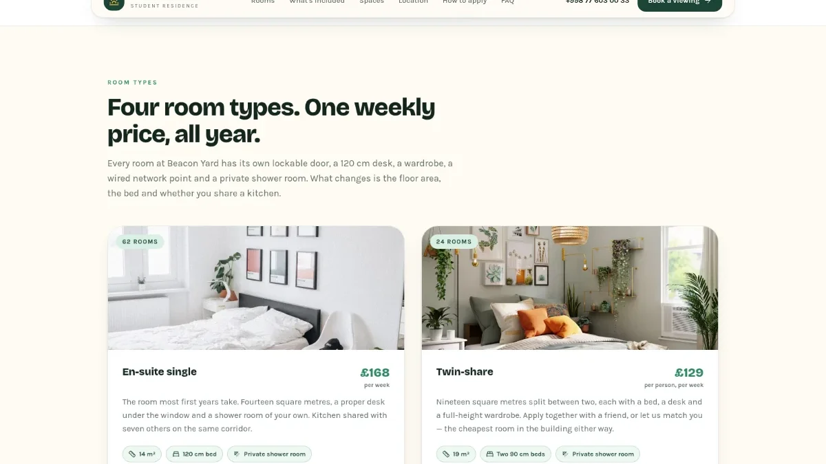 Talabalar turar joyi — Beacon Yard — Nusxa 2