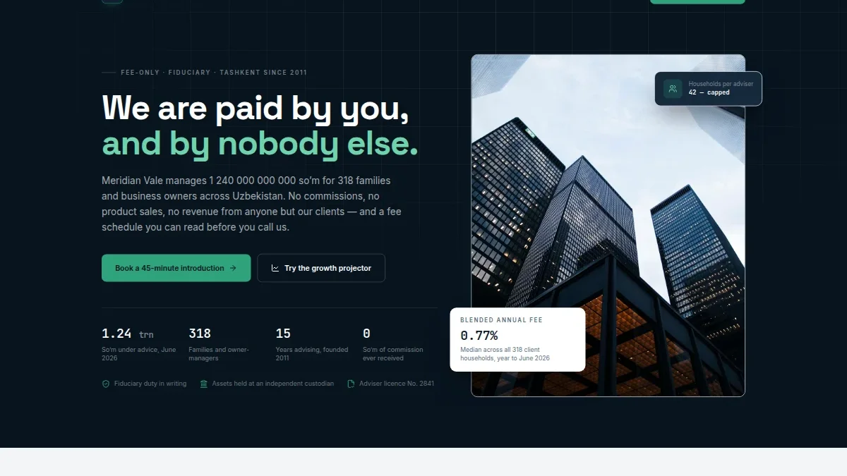 Boylikni boshqarish va investitsiya maslahati