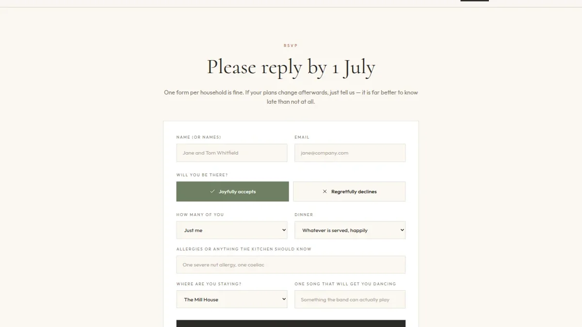 Wedding Invitation & RSVP — Thumbnail 3