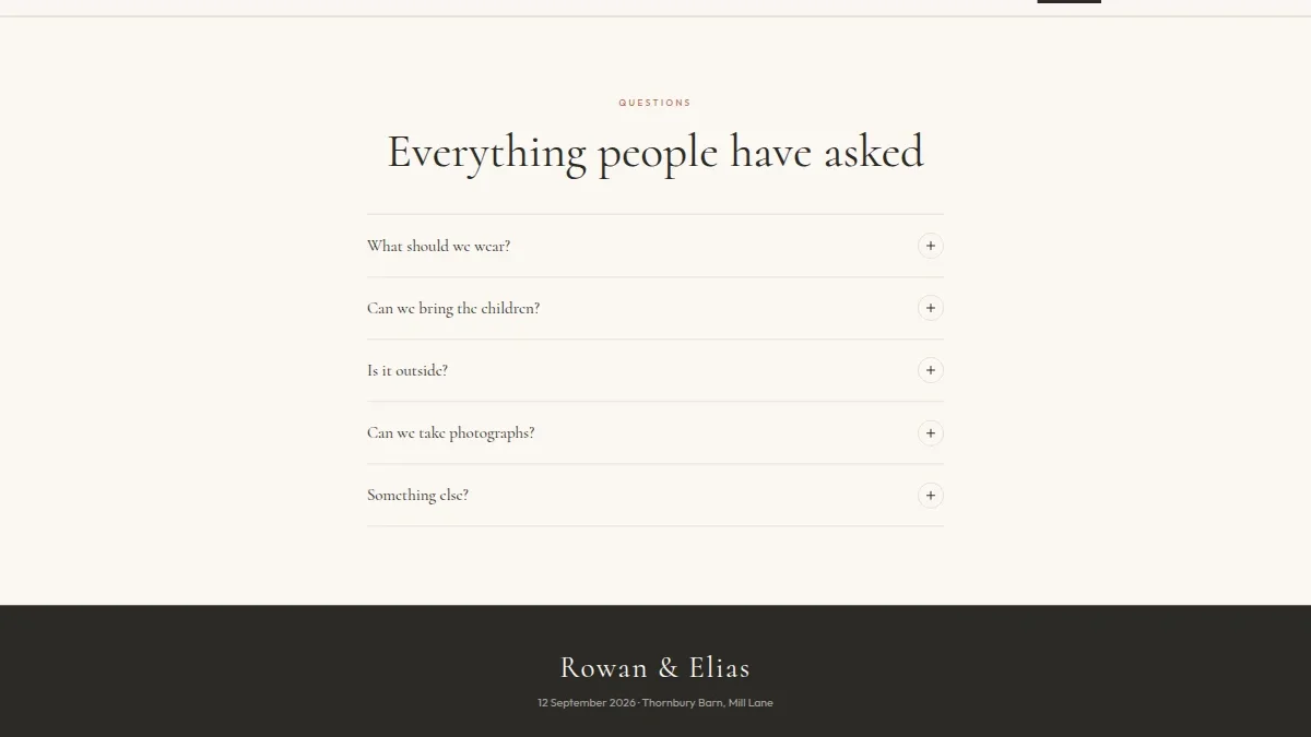 Wedding Invitation & RSVP — Thumbnail 4