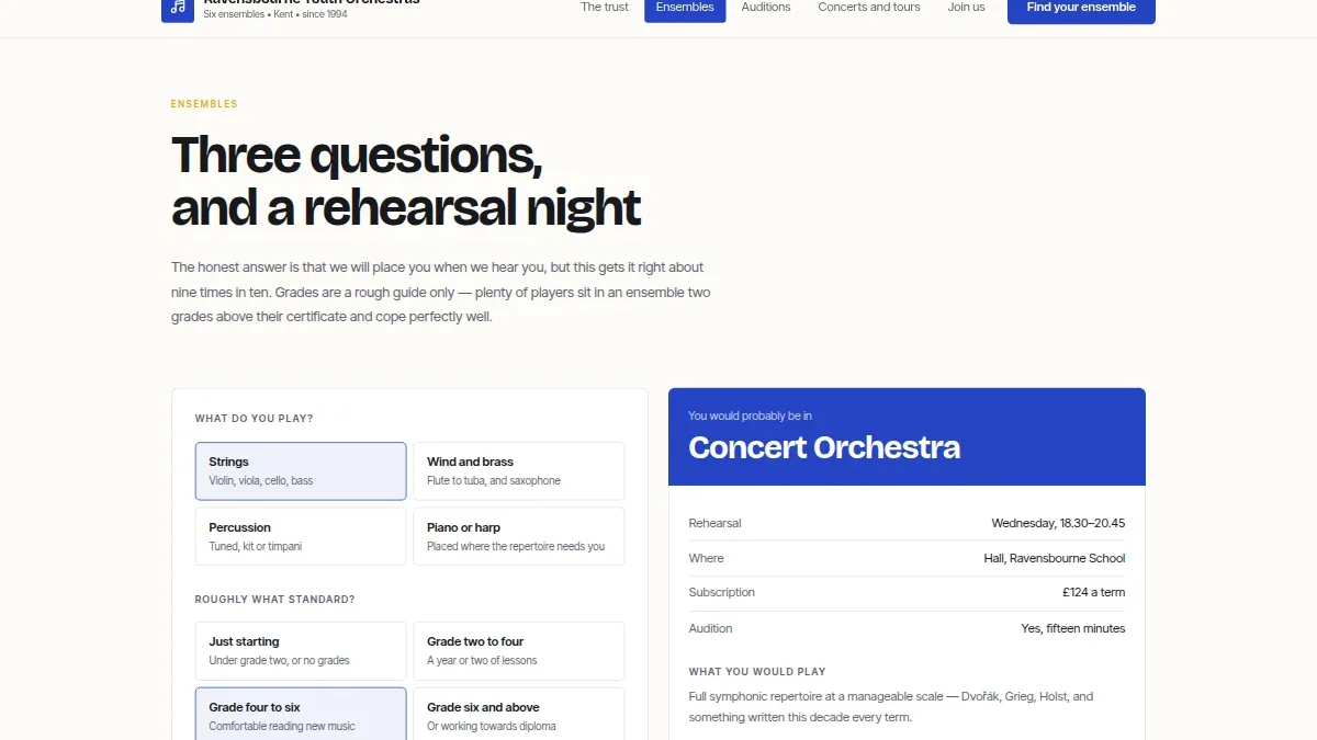 Ravensbourne Youth Orchestras — yoshlar orkestri shabloni — Nusxa 2