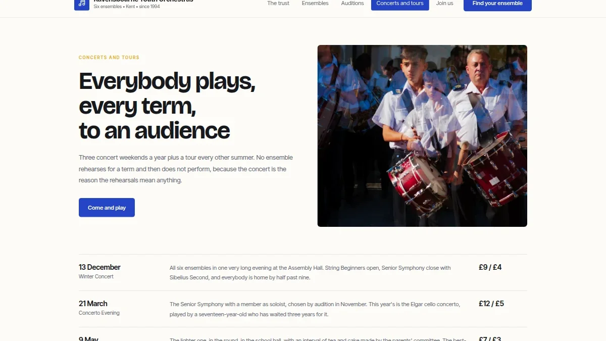 Ravensbourne Youth Orchestras — yoshlar orkestri shabloni — Nusxa 4